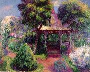 William Glackens Garden at Hartford china oil painting artist